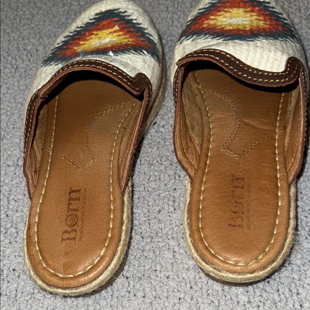 Born Multicolor Patterned Slippers - image 4